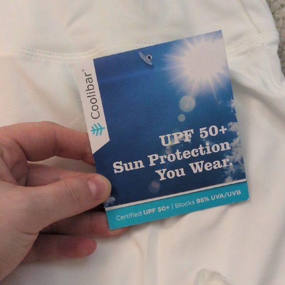 Coolibar Women's White Skort - Picture 4 of 7